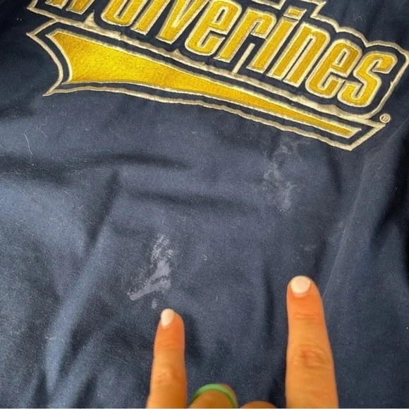 Vintage 90s Starter Michigan Wolverines Jacket XL